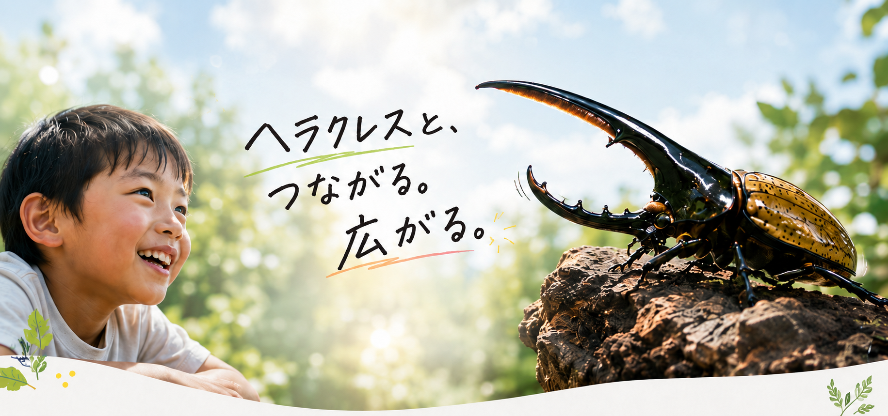 ヘラクレスと、つながる。広がる。